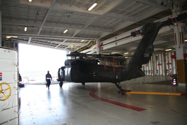 Helos in the hold