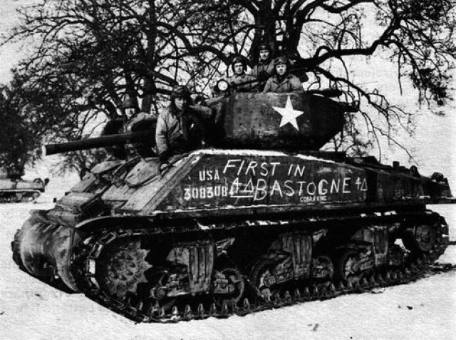 &#039;Cobra King&#039; led 4th Armored Division column that relieved Bastogne during Battle of the Bulge