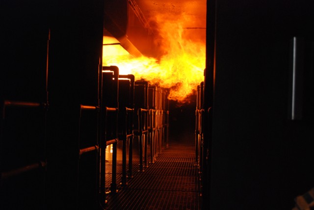Woensdrecht Firefighting Training Facility in the Netherlands