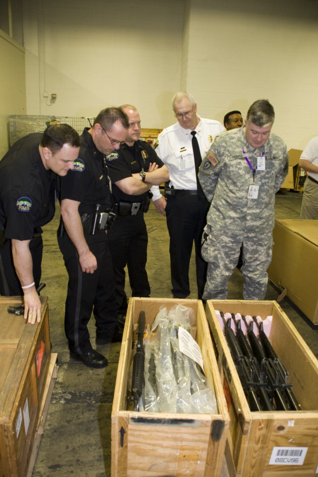 DLA donates rifles to area law enforcement