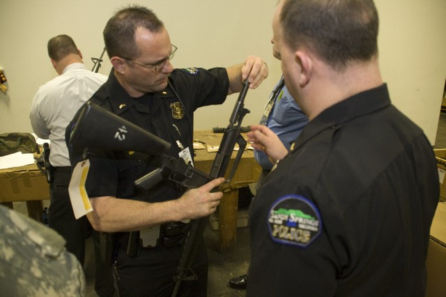 DLA donates rifles to area law enforcement
