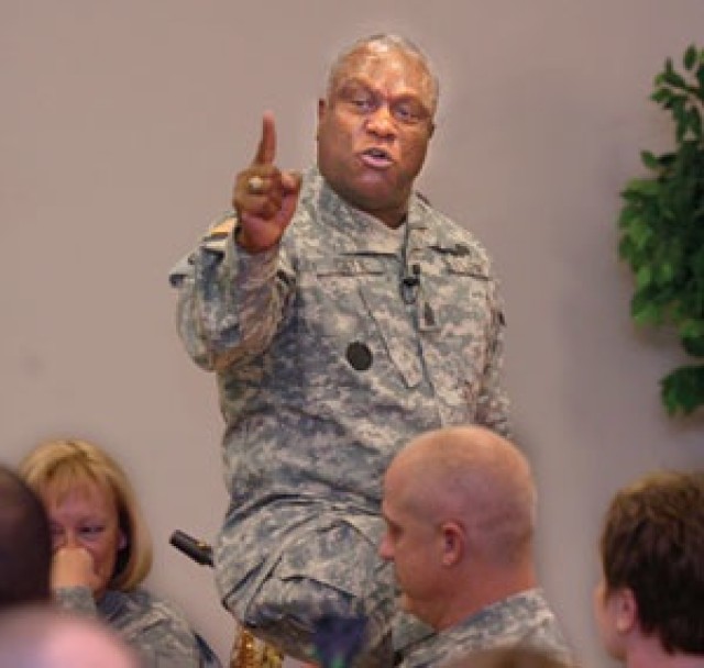 Command Sgt. Maj. of Army Reserve observes Black History Month at Mosby Reserve Center