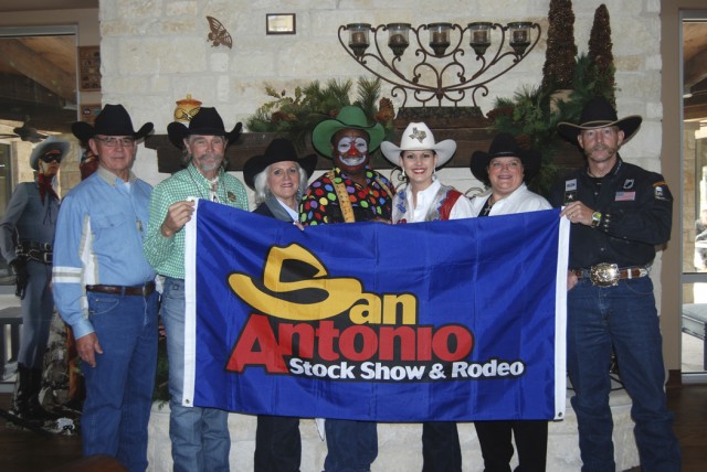 Rodeo celebrities visit Warrior and Family Support Center