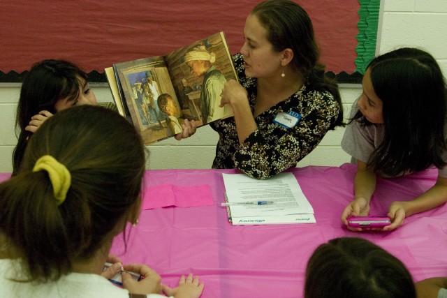 Characters come to life for children during story time