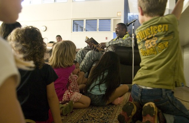 Characters come to life for children during story time