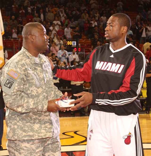 Army Reservist Honored by Miami Heat\&#039;s HOMEStrong Program