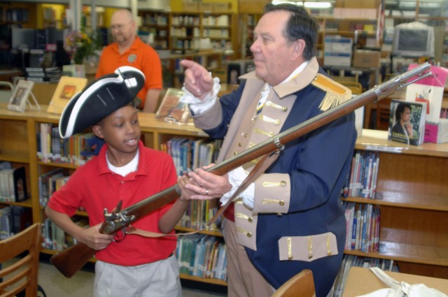 Sons of teh American Revolution make history come alive