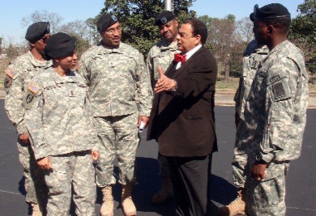 Andrew Young celebrates black history with First Army
