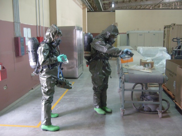 ER Team practices response drills
