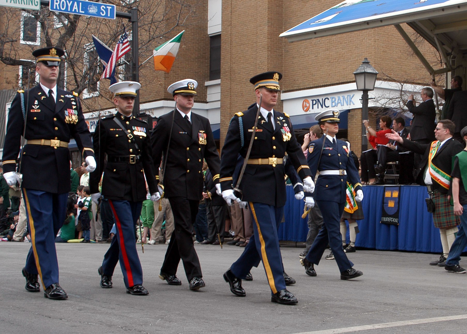 St. Patrick's Day the Army way, Article