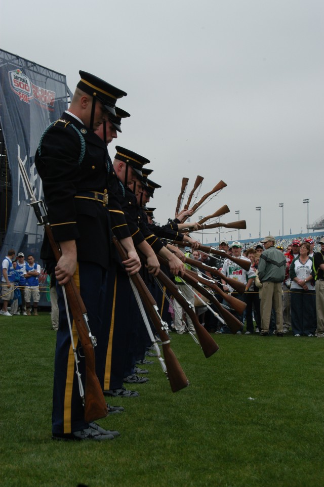 The US Army Drill Team looks forward to the second annual Joint Service Drill Exhibition