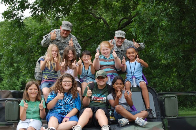 Kids have Fun and learn to cope and at Operation Purple camp