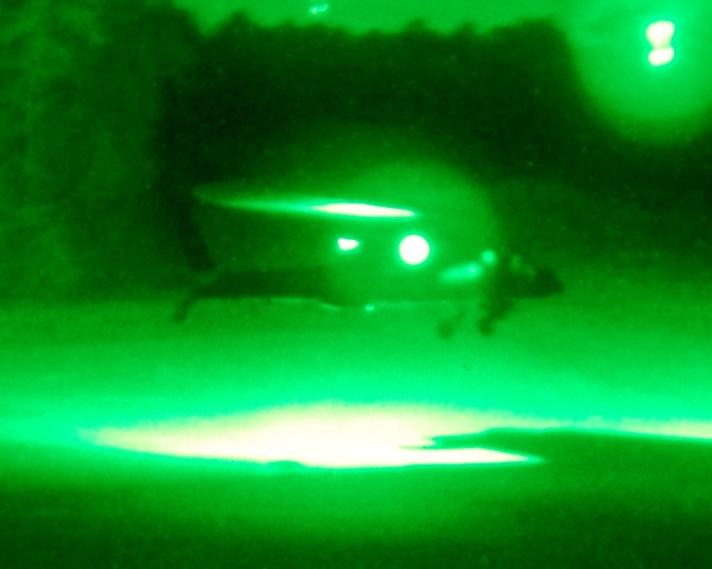 Apaches During Night Training
