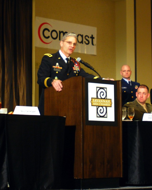 3ID CG Speaks at Military Appreciation Luncheon