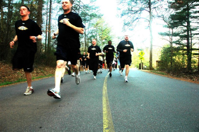 NCO focus on physical fitness with fun run