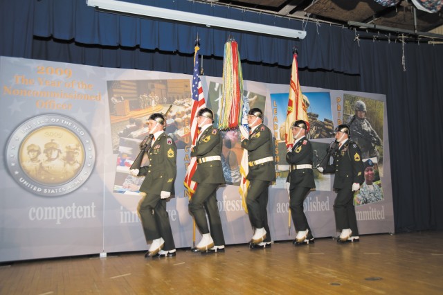 Posting colors for Year of the NCO Kickoff