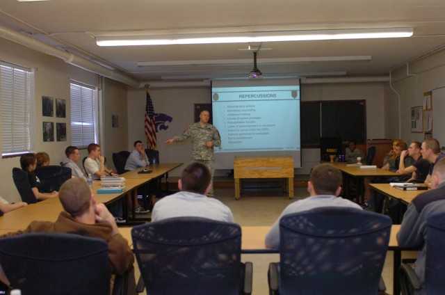1st Infantry Division Equal Opportunity office trains K-State Army ROTC cadets