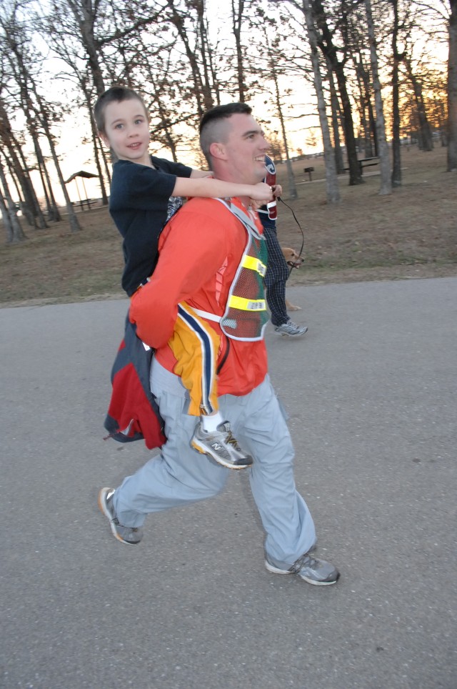 Families find fun at physical training