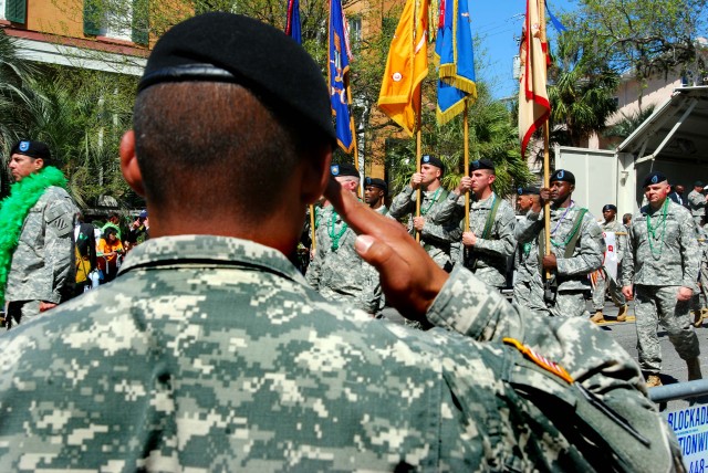 St. Patrick&#039;s Day, Soldier Solute