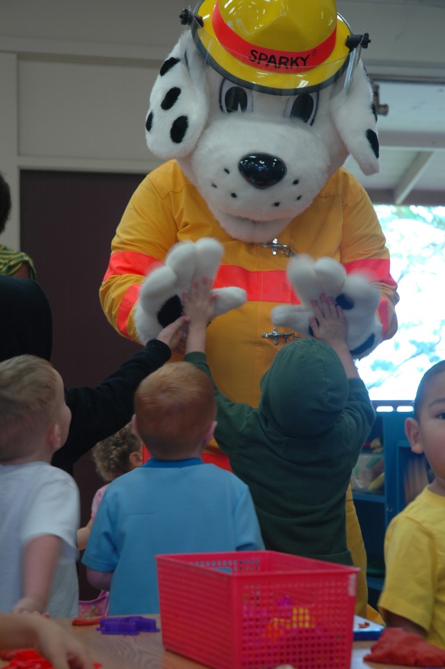 Armed Services YMCA promotes fire safety