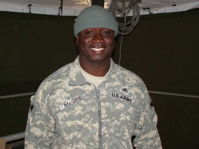 Sgt. Juan McGee, 4th - 58th Airfield Operations Battalion