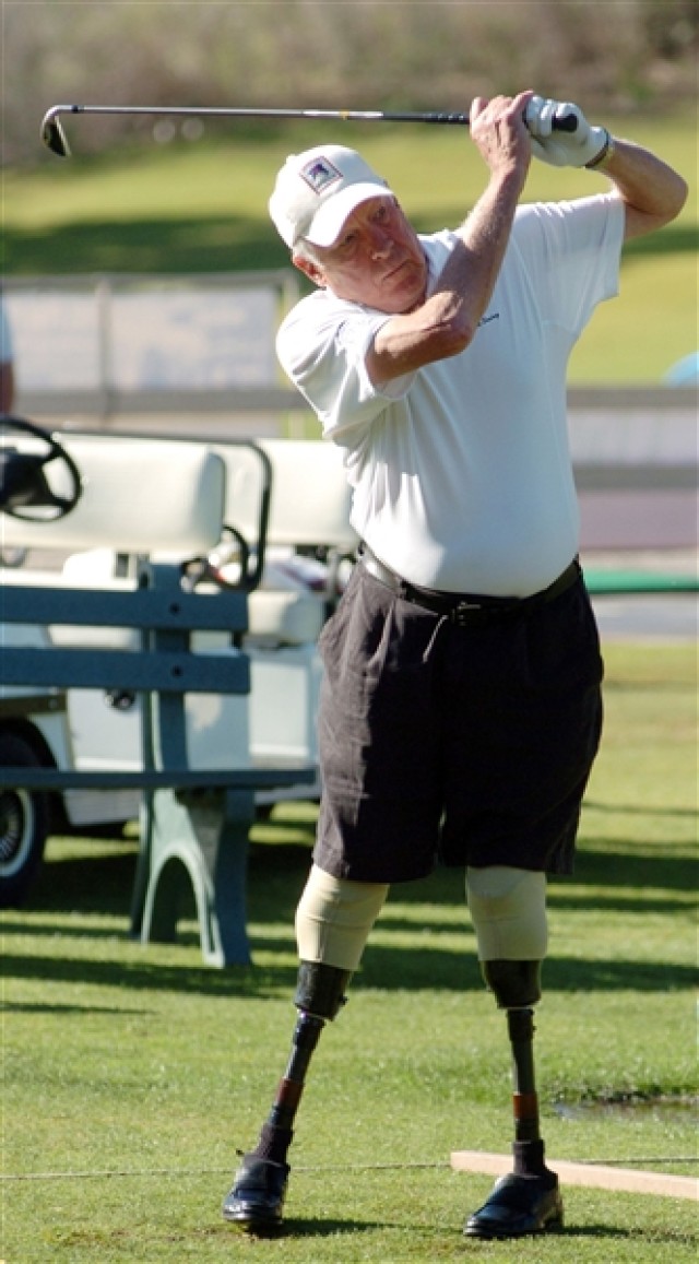National Amputee Golf Association founder and President Bob Wilson