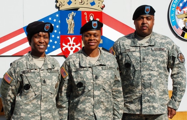 IMCOM-E CSM Visits USAG Schinnen