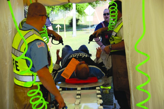 Mass casualty exercise tests Fort Polk&#039;s Emergency Operations Center&#039;s plans, reaction time, medical response