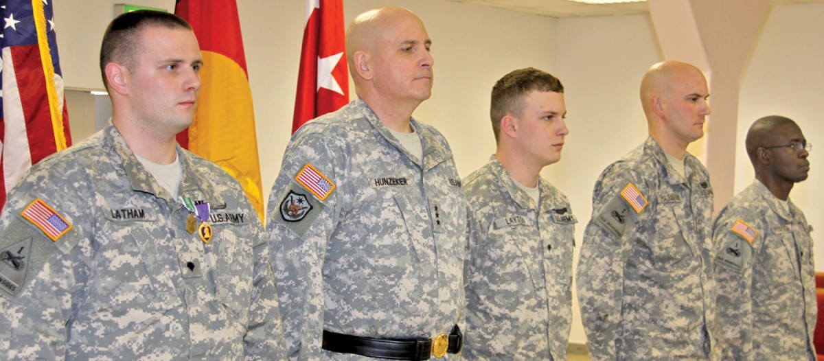 Four Baumholder Soldiers receive Purple Hearts | Article | The United ...