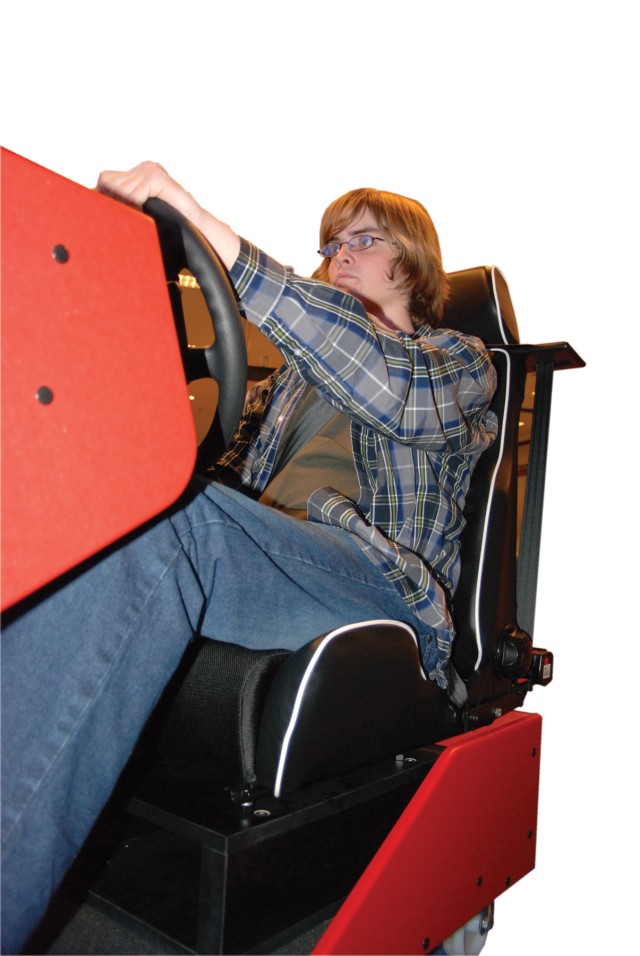 Simulator helps teens in Europe learn to drive