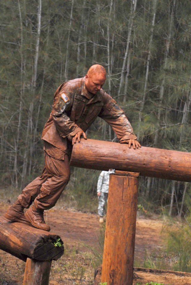 SergeantsAca,!a,,c Time Training at the Obstacle Course