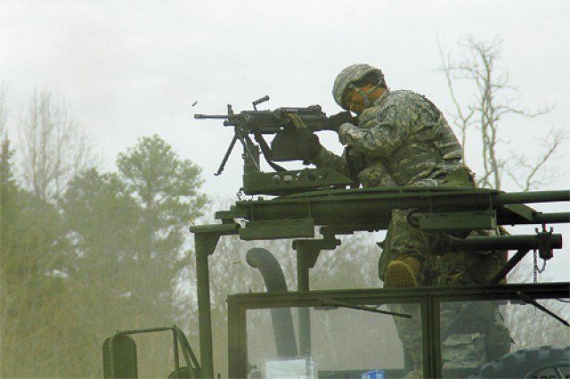 24th Trans. Bn. participates in Convoy Live Fire Exercise
