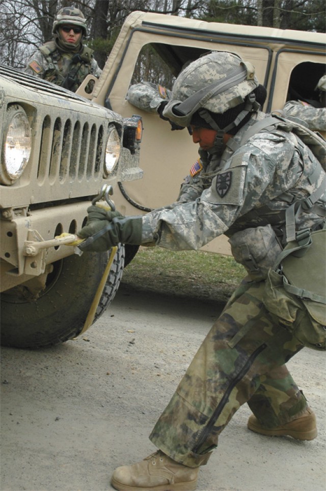 24th Trans. Bn. participates in Convoy Live Fire Exercise