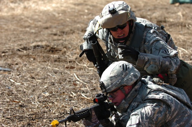 Squad Live-fire Training in Korea