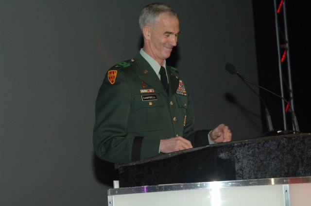 Campbell speaks at National Space Symposium