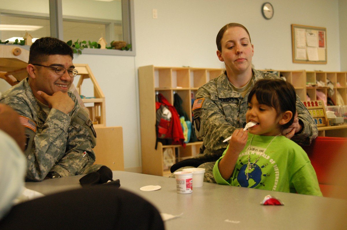 Ice cream social sets tone for Fort Campbell Month of Military Child ...