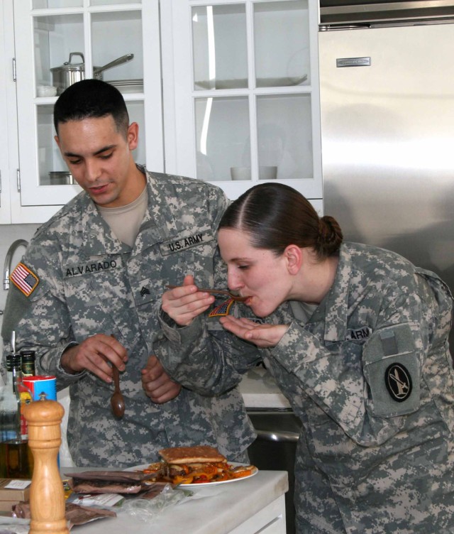 Soldiers serve as taste testers for Mission MRE