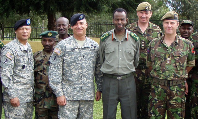 British and American Soldiers partner to build capacity in Rwanda