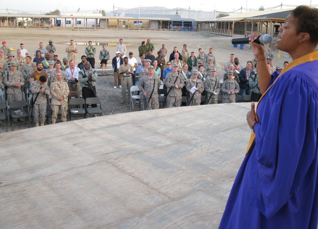 Kandahar Easter sunrise service