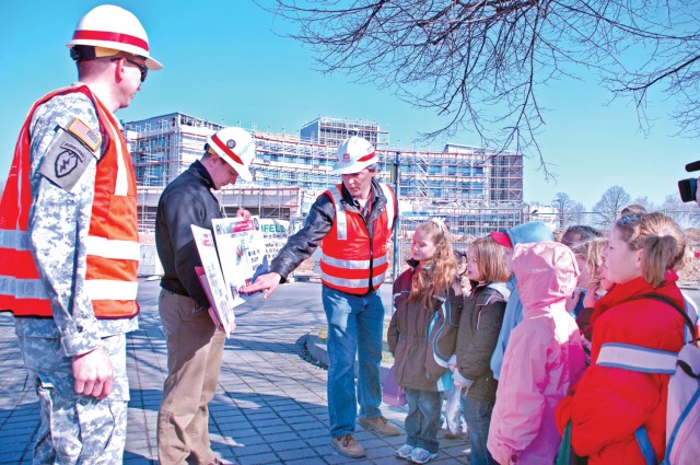 Transformation update: Youths get inside look at Wiesbaden construction projects
