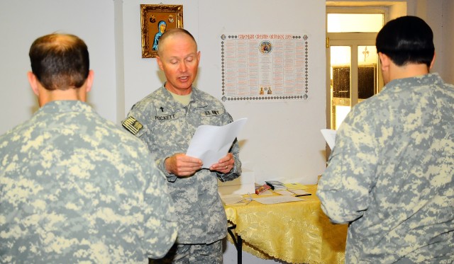 Sustainment Chaplains deliver Easter message to remote bases