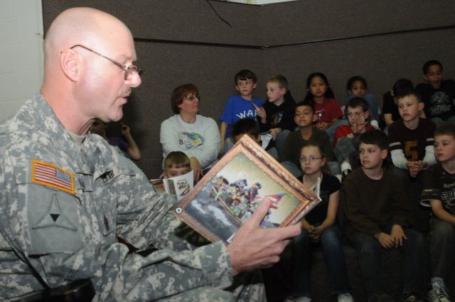 Two thumbs up - Book reading brings CSM Mann, Picerne reps to Ware Elementary