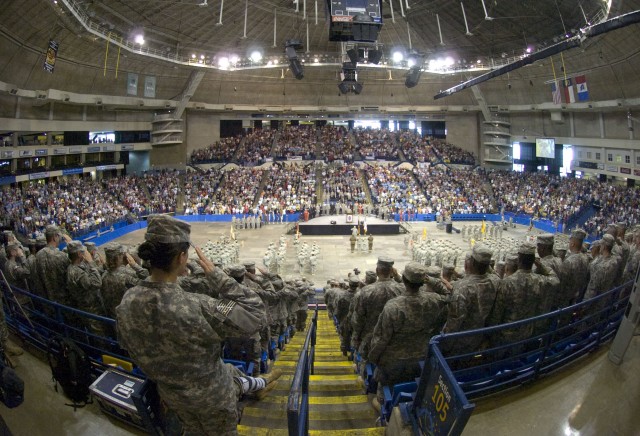 Strength of Army Families praised as Old Hickory departs for Iraq