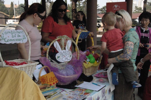 Area I Easter egg hunts delight children