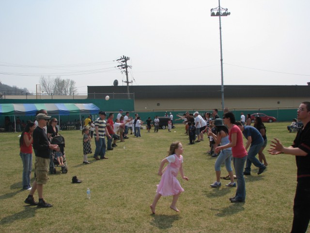 Area I Easter egg hunts delight children