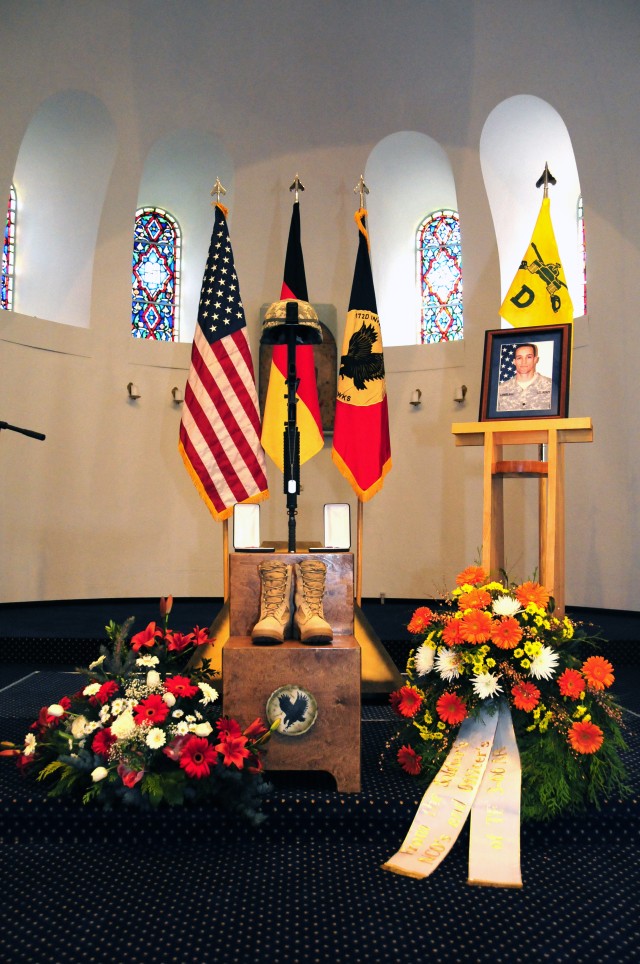 Grafenwoehr community mourns fallen Soldier, devoted husband