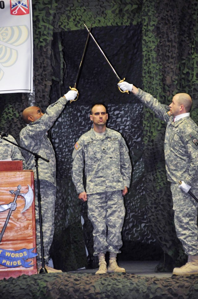 Year of the NCO: 16th Sustainment Brigade welcomes nineteen Soldiers into NCO Corps