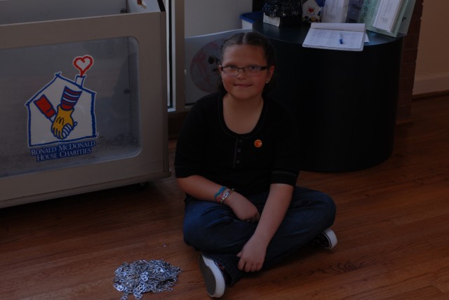 Fort Stewart Girl Donates Time, Soda Can Tops to Ronald McDonald House