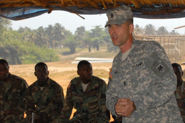 Motivating Liberian logistics soldiers