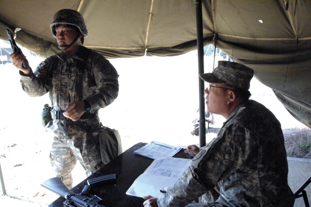 Korean Service Corps train at North Star Range